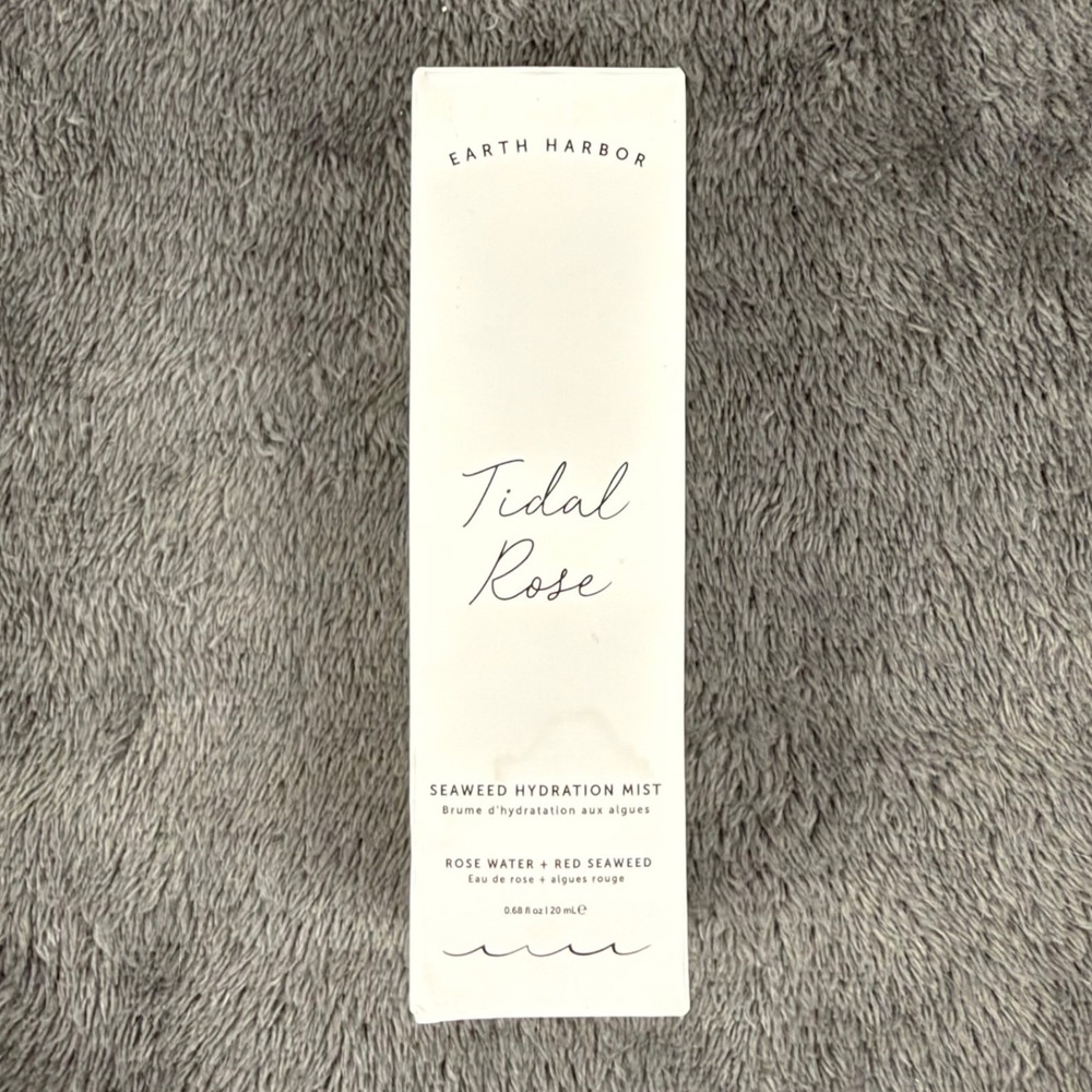 Earth Harbor Tidal Rose Seaweed Hydration Mist 2oz Pink Hydrating Toner NEW